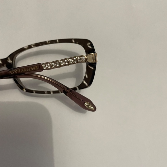 BN Bulgari brown and gold eyeglasses - Picture 3 of 7